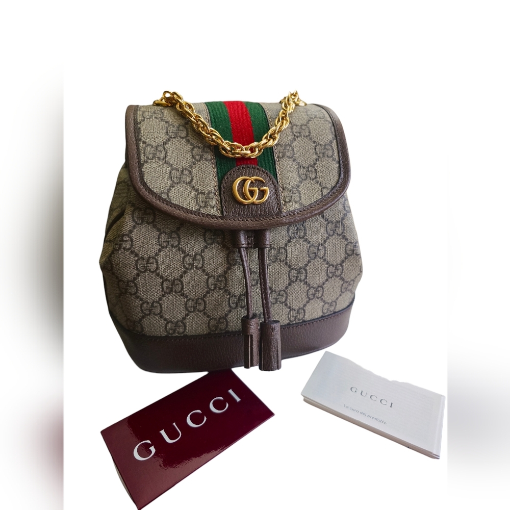 Gucci GG Supreme Ophidia Mini Backpack